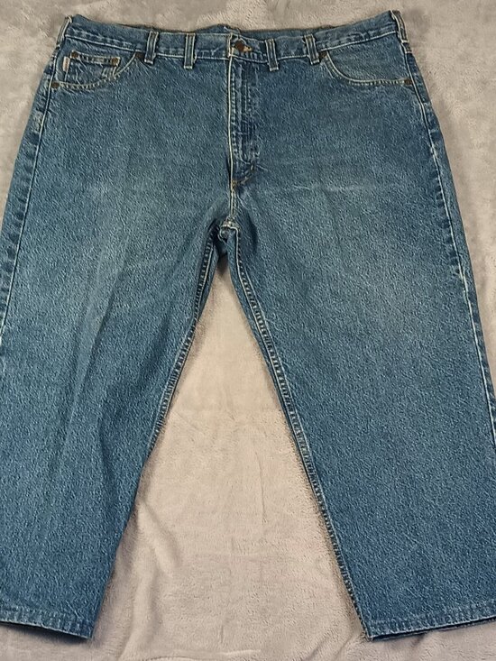 Carhartt Other - Carhartt Relaxed Fit Jeans Men's Blue Denim 43x25.5 Measured Workwear No Size Ta